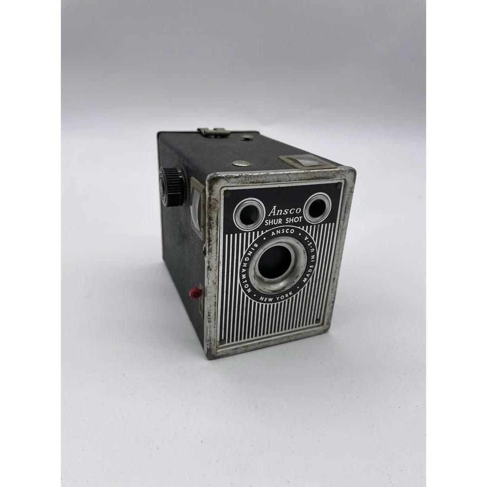 Vintage Ansco Sure Shot Box Camera‎ Binghamton New York 120 Film 1940's Box